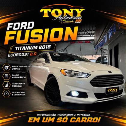 FORD FUSION 2.0 TITANIUM FWD 16V GASOLINA 4P AUTOMÁTICO FORD FUSION 2.0 TITANIUM FWD 16V GASOLINA 4P AUTOMÁTICO